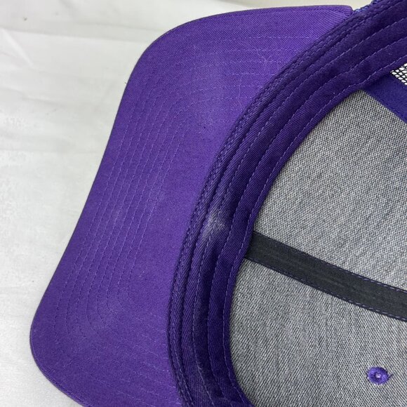 Weird Surfer Dude Embroidered Mens Purple Snapback Mesh Back Hat OS - Picture 8 of 10